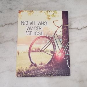 "Not All Who Wonder Are Lost" Wall Decor Picture Frame